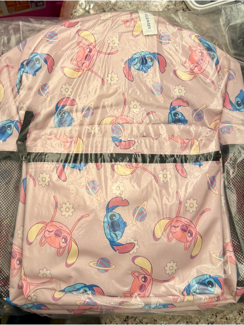 Lilo & Stitch Character Print Kids Backpack and Lunch Bag